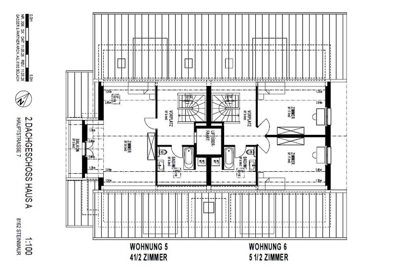 Modern 5.5-room attic maisonette apartment with balcony in Steinmaur (5)