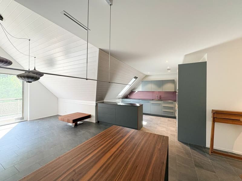 3.5-room attic apartment with two balconies in a quiet and green location (2)