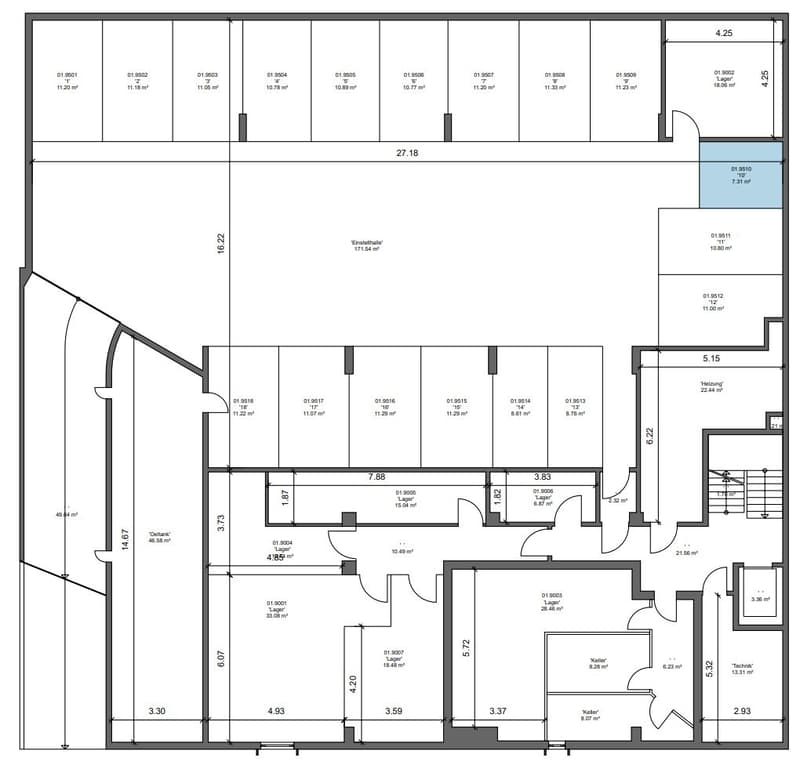 Grundrissplan
