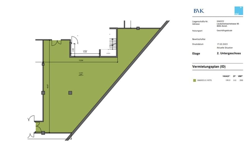 Grundrissplan