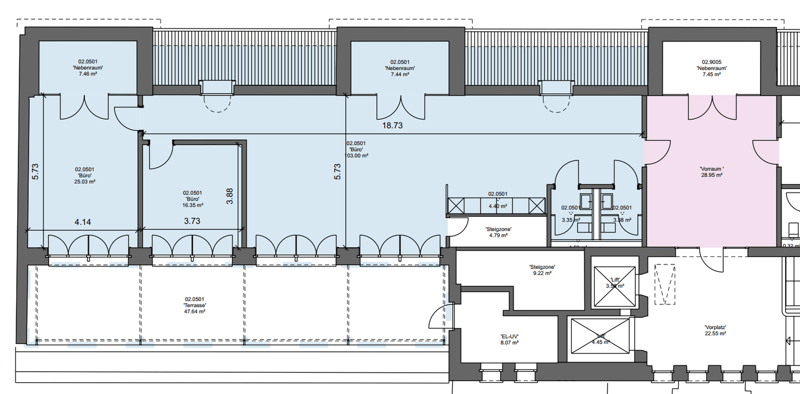 Espace de bureau attractif avec terrasse au cœur de Zurich (6)