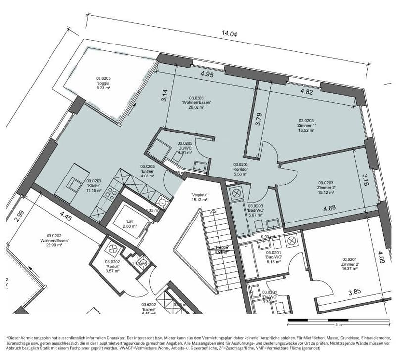 Grundrissplan