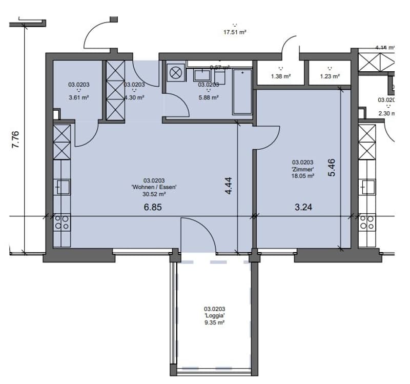 Grundrissplan