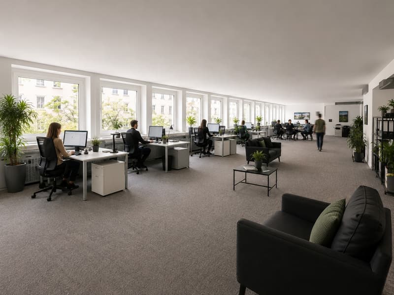 THE FUTURE IS GREEN au Zürich HB - Bureaux d'attique exclusifs avec terrasse (7)
