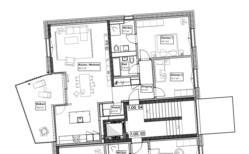 High-quality 3.5-room apartment for rent in Dietlikon (7)