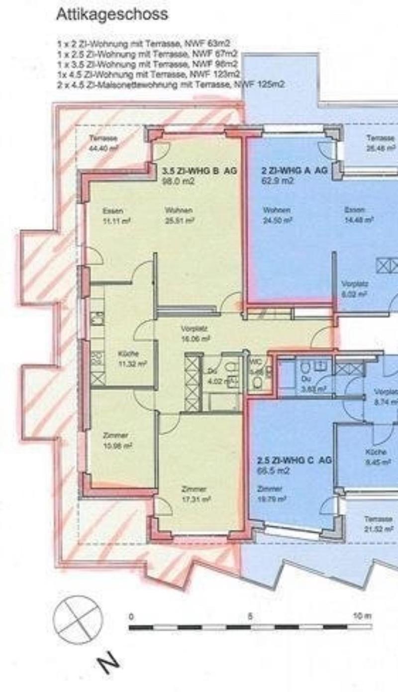 3 ½ Zimmer-Attikawohnung, 8004 Zürich (2)
