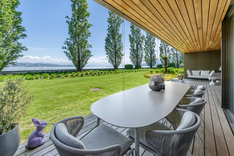 Maison de plage de la péninsule - Laguna : Appartement de propriété exclusive avec accès direct au lac de Zurich (2)