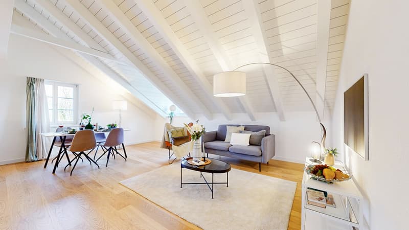 Renovierte, heimelige Dachgeschoss-Maisonettewohnung (2)