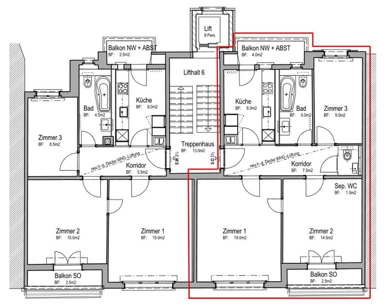 Grundrissplan