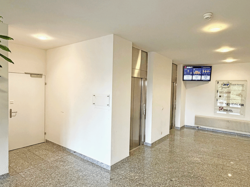 Eingang Geschäftshaus Friedentalstrasse 43, Luzern
