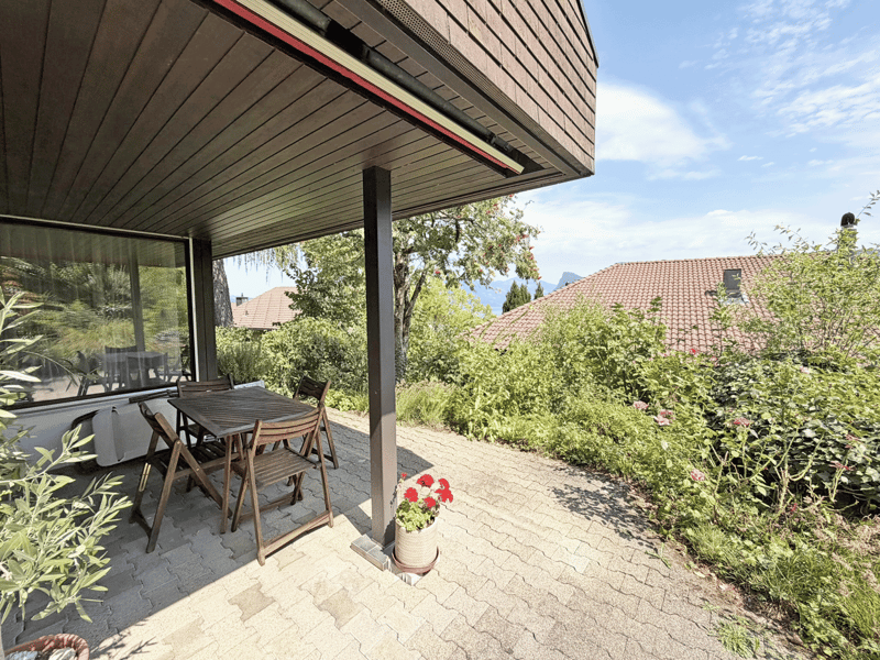 Sitzplatz mit Aussicht