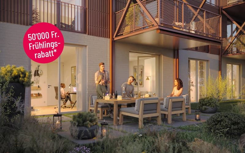Stylish garden apartment with sunny seating area. (1)
