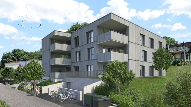 Neubauwohnung: 3.5-Zimmer-Eigentumswohnung im 1. Obergeschoss (2)