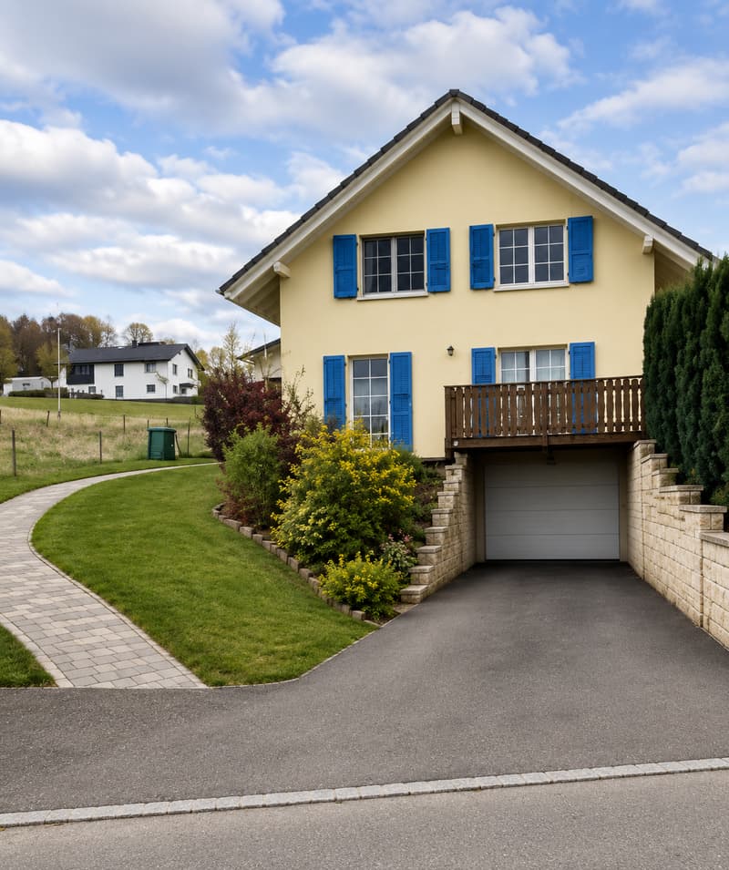 Schöne individuelle Villa mit 6,5 Zimmern, Erdwärme und Solarpaneelen – Mézières (FR) (2)