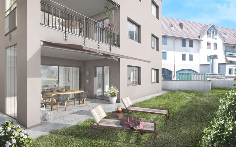 Neue Wohnung mit schönem Garten-Sitzplatz! (6)
