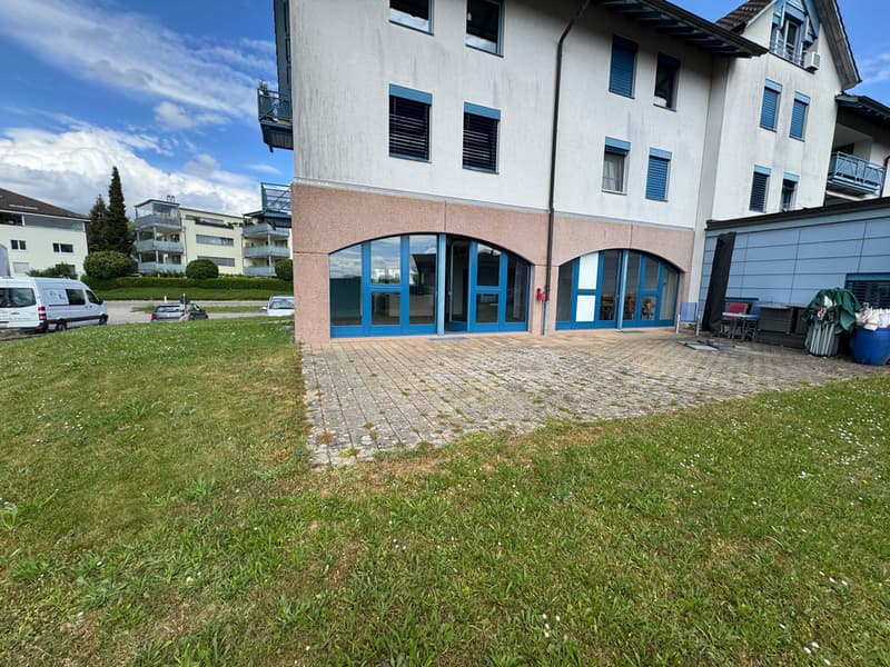 Sitzplatz mit Garten