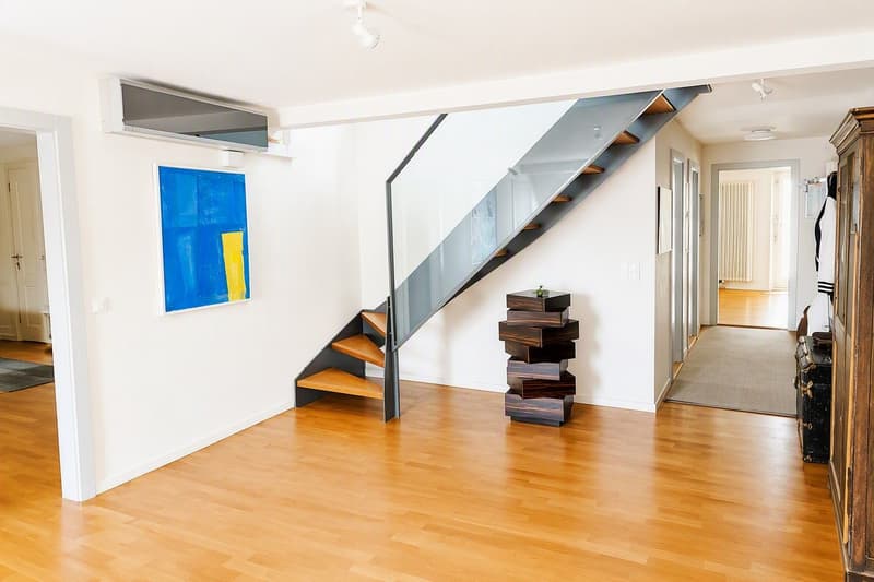 Living above the roofs of Löwen Center Lucerne - Exclusive Maisonette Attic Apartment, 190m2 (3)