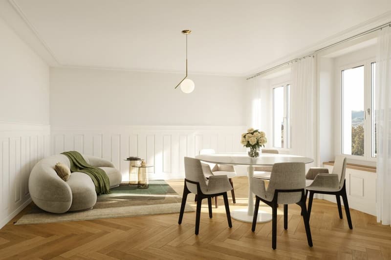 Votre nouveau foyer dans le district 3 - Appartement exclusif de 3,5 pièces au rez-de-chaussée (5)