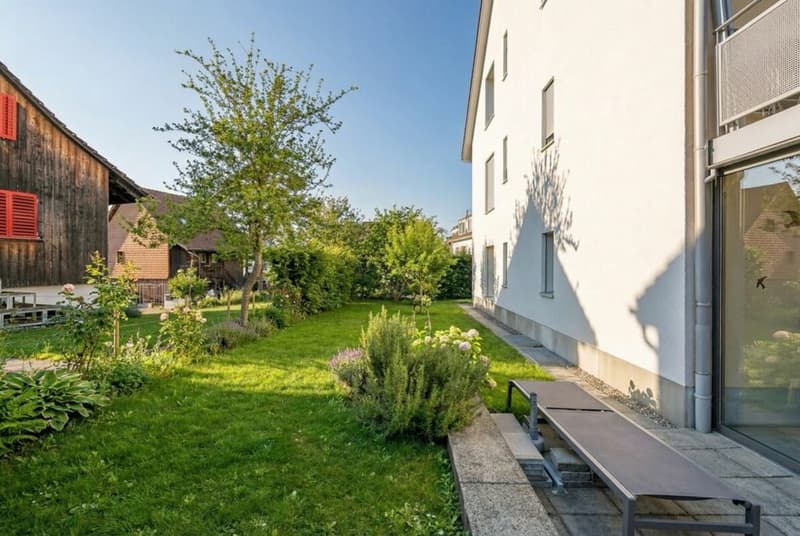 Directly on the city border - 3.5-room garden apartment in a quiet and natural location (3)