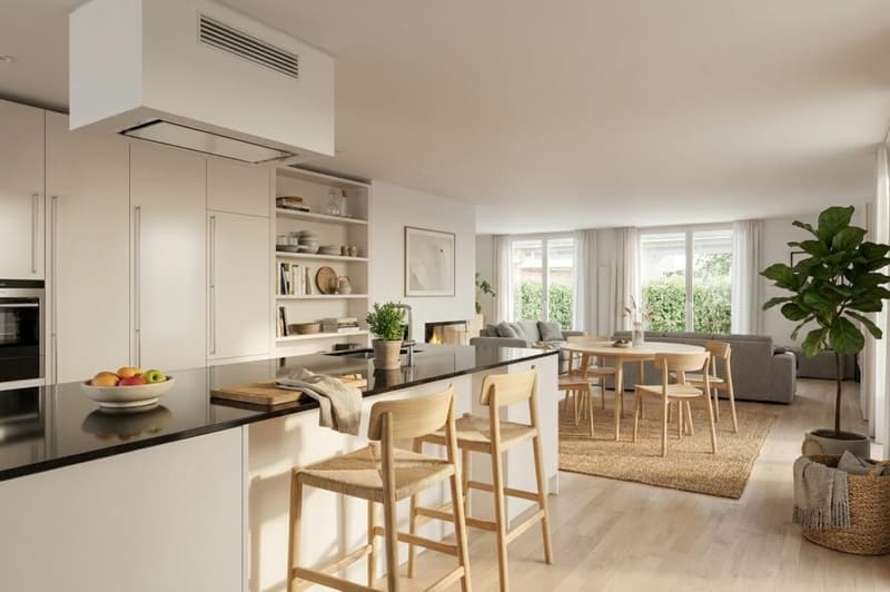 Grosszügige 4.5-Zimmer-Gartenwohnung in zentrumsnähe in Höngg (6)