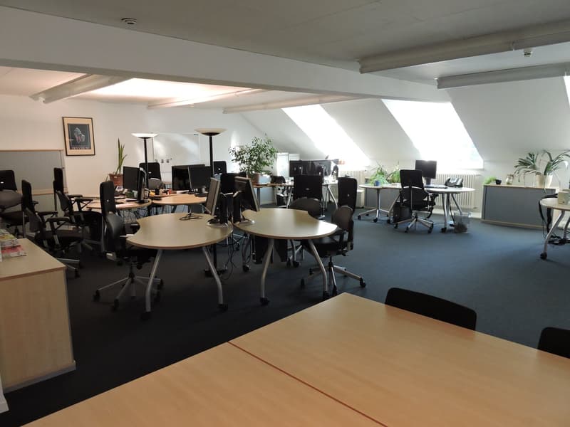 My new office in the house with the oldest neon sign in Bern! (2)