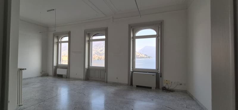 Bureau de prestige avec vue sur le lac à Via Nassa (4)