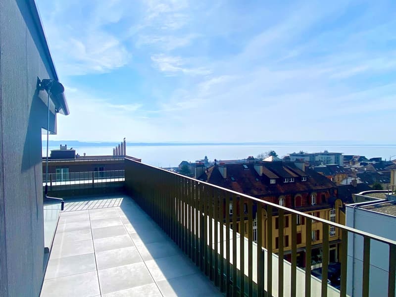 Splendide attique avec vue panoramique sur le lac (2)