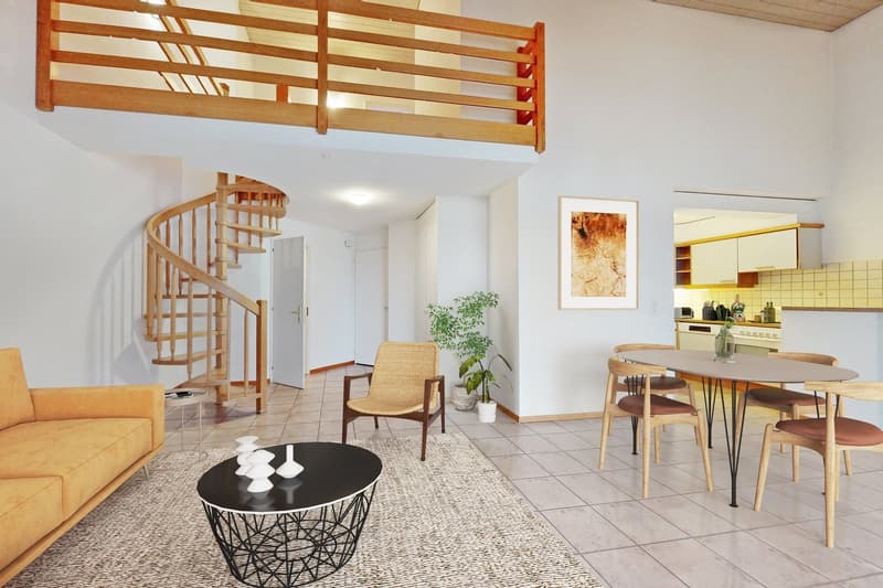 Magnifique duplex dans le bourg d'Echallens ! (1)
