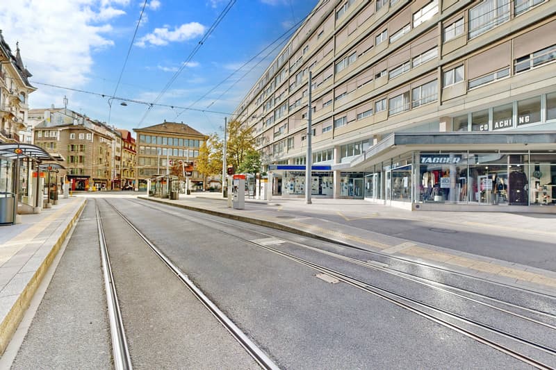Die Nähe zum Bahnhof Cornavin (2)