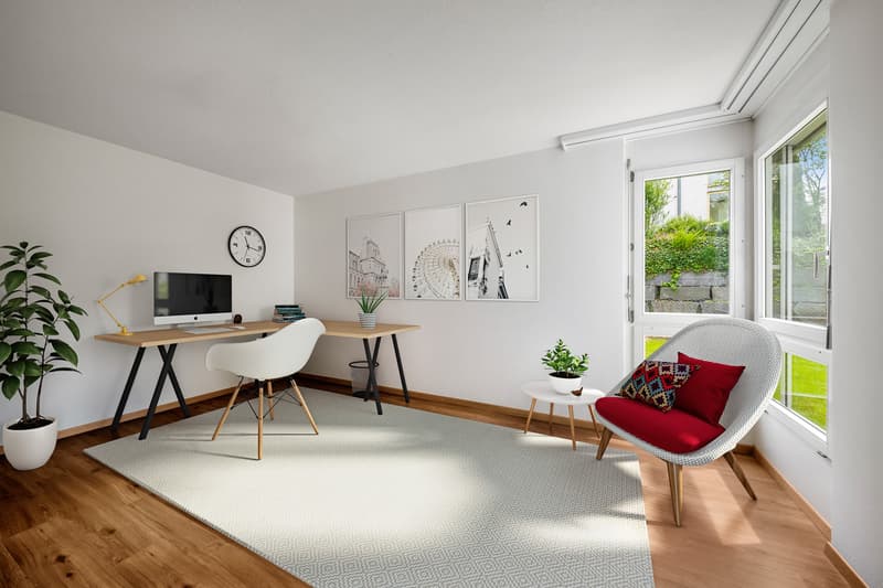 Gemütliche Wohnung mit natürlich grüner Umgebung (4)