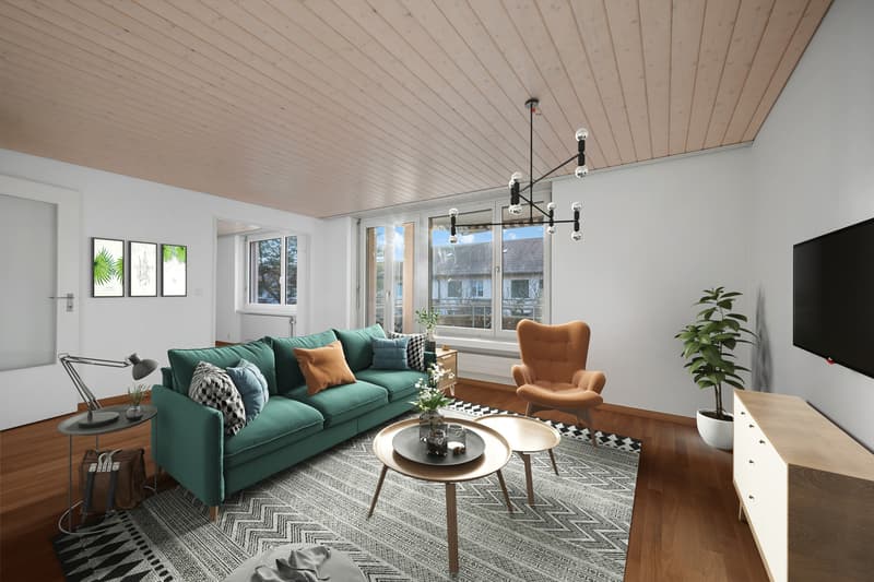 Appartement confortable dans un environnement verdoyant - Limité jusqu'au 31.10.2027 ! (4)