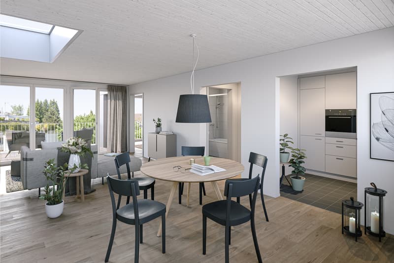Appartement mansardé confortable (2)