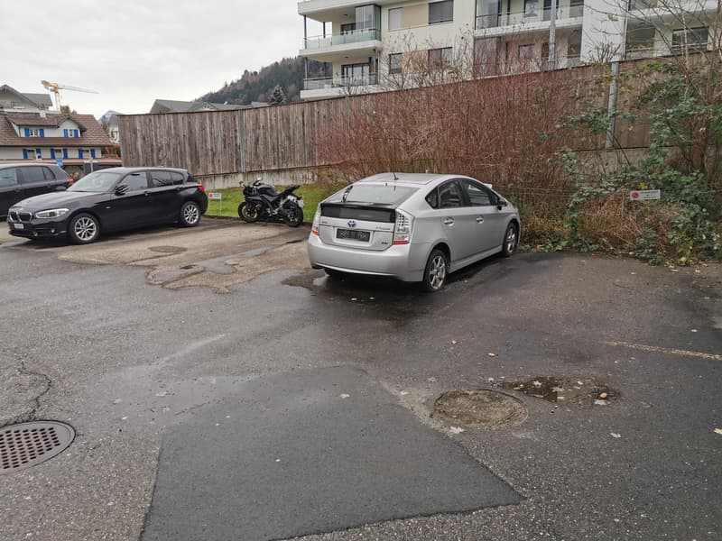 Do you not have a parking space for your car? (2)
