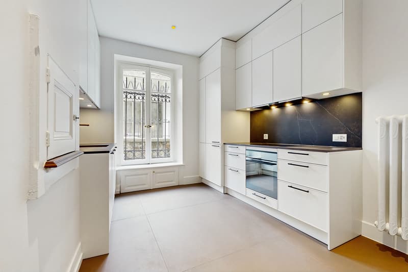 Haussmannian apartment of exception with garden in the center of Lausanne (2)