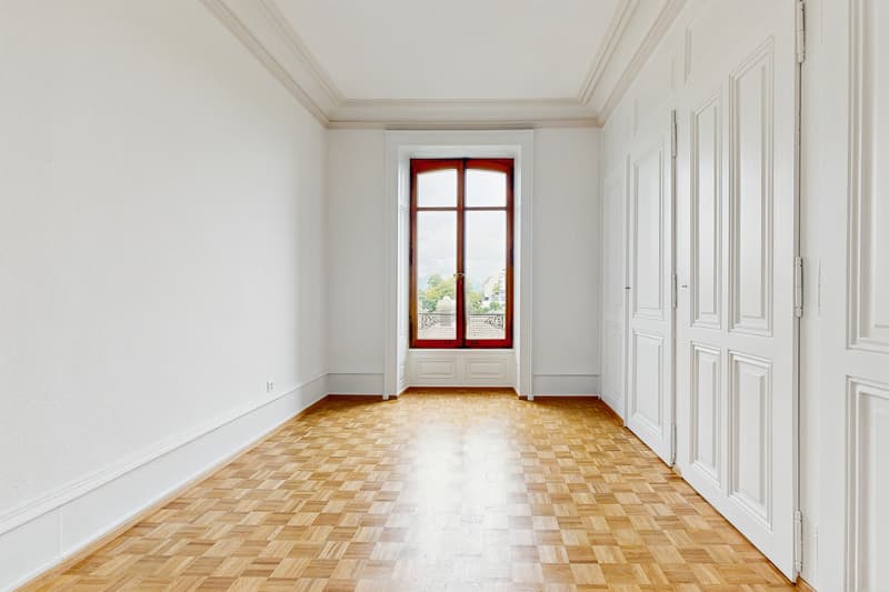 Haussmannian apartment of exception with garden in the center of Lausanne (7)