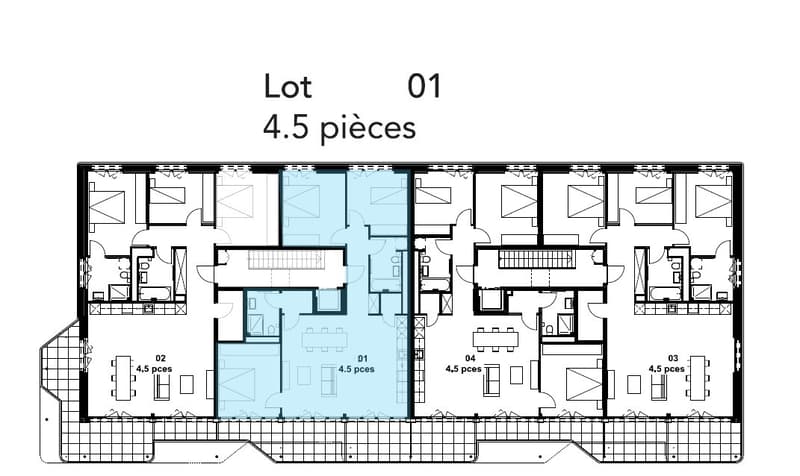 Nouveaux logements de standing 4.5 pièces à Epalinges (8)