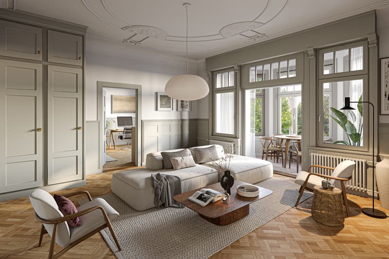 Charmante Altbauwohnung im Herzen von Zürich (3)