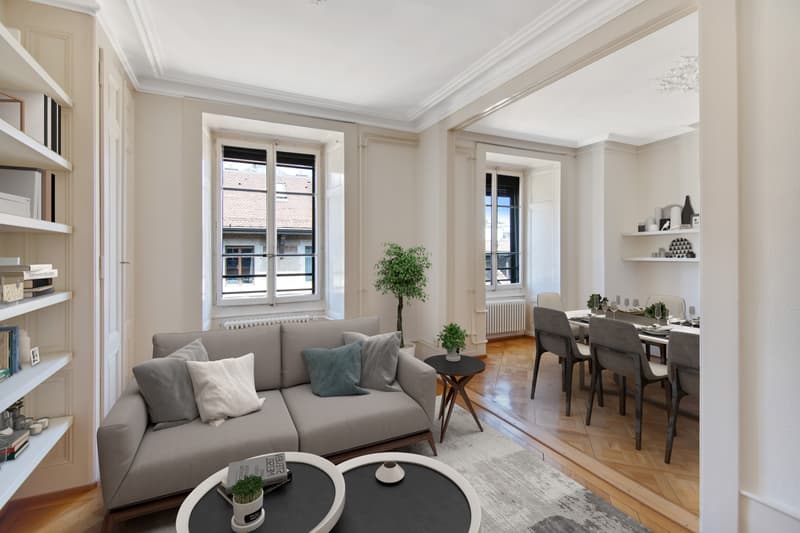 Un logement familial au coeur des Eaux-Vives! Garantie de loyer gratuite ! (2)