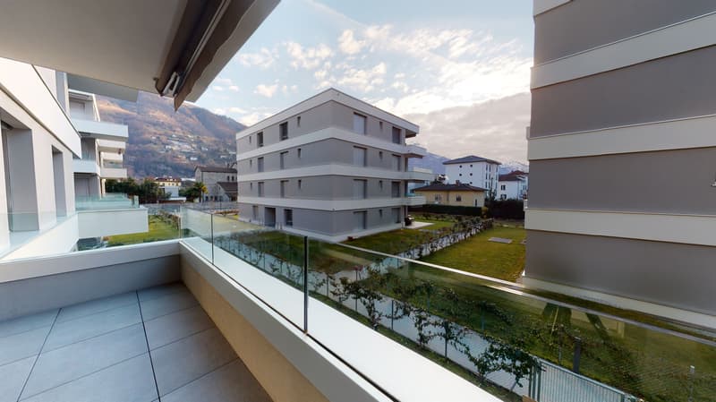 Moderno con terrazzo nella Residenza Parco Gerretta (1)