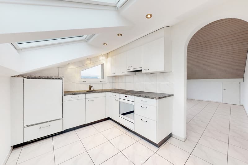Ruhige, kuschelige Dachwohnung (1)