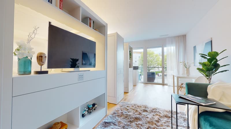 Stilvoll möblierte Wohnung mit Weitsicht im 4. Obergeschoss (5)