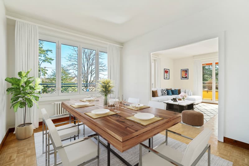 Logement idéalement situé avec jardin! (1)