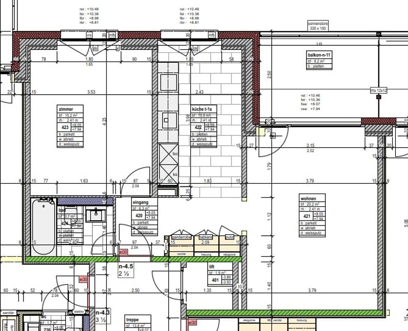 Appartement moderne avec balcon (9)