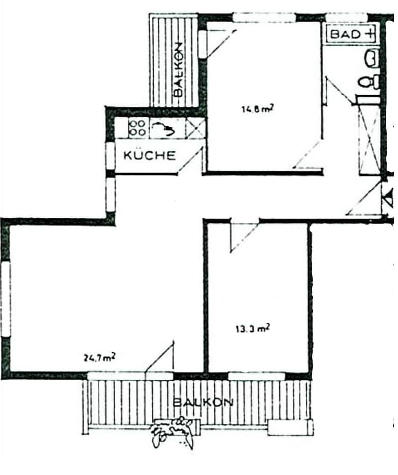 3.5 rooms in a popular location in the Maihof quarter (10)