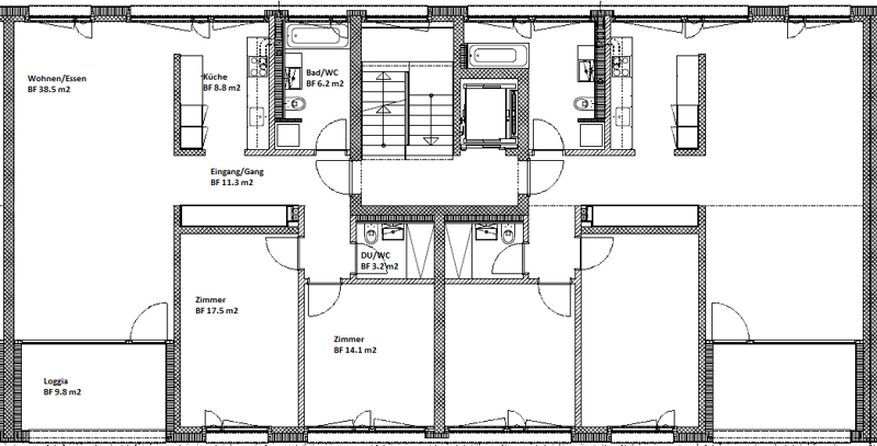 Appartement moderne de 3,5 pièces à Tribschenstadt (9)