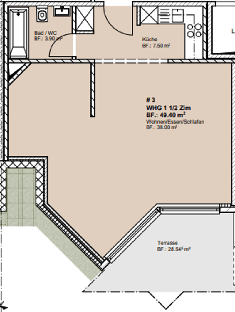 Charmante 1.5-Zimmer-Wohnung mit Balkon in Luzern (6)