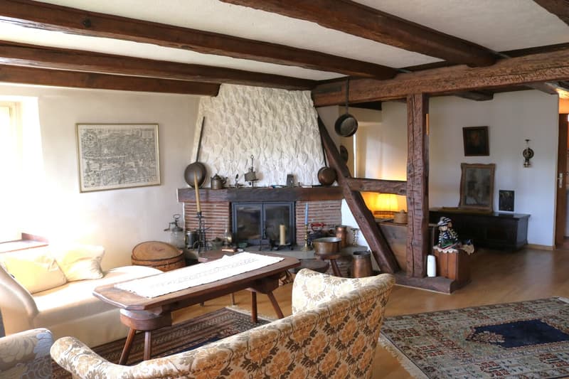 Wohnzimmer mit Cheminée OG