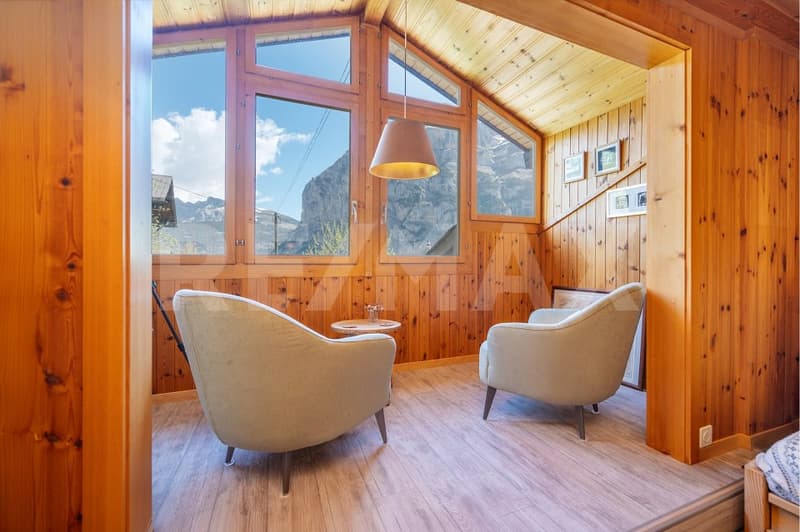Charming 3-room holiday apartment with panoramic views in Gimmelwald near Mürren (6)