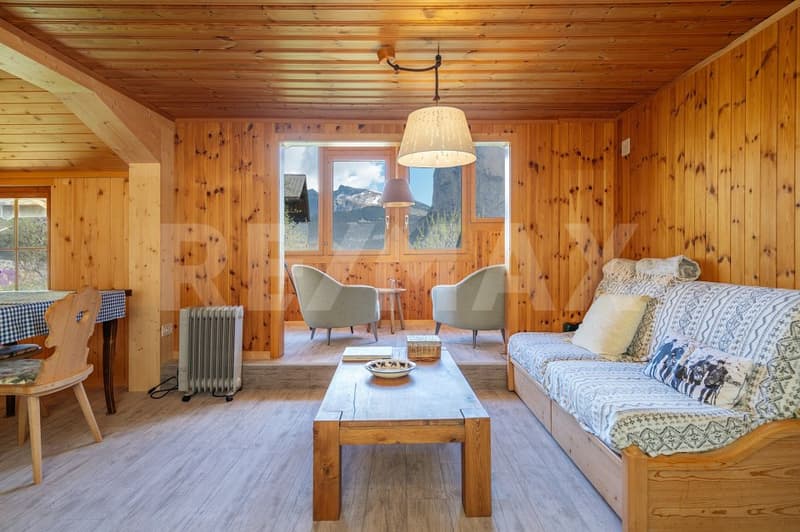 Charming 3-room holiday apartment with panoramic views in Gimmelwald near Mürren (8)