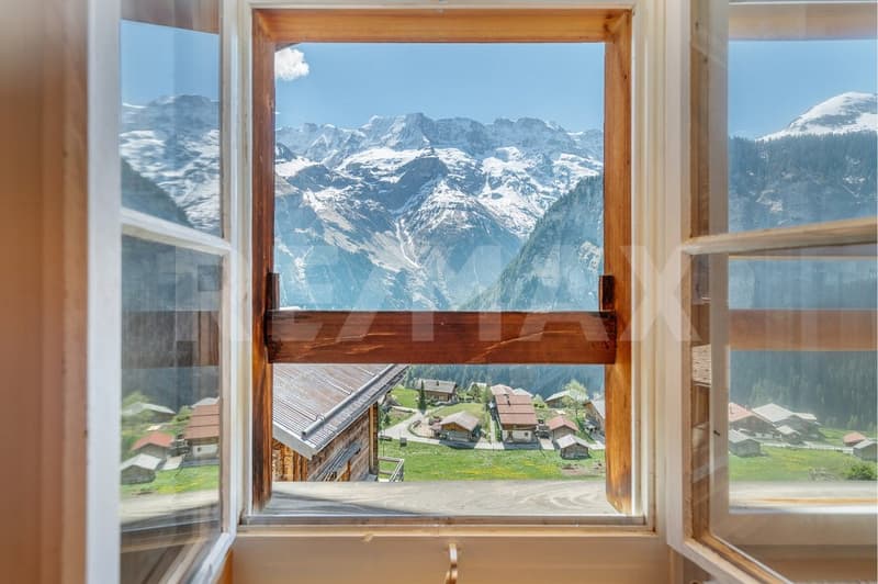 Charming 3-room holiday apartment with panoramic views in Gimmelwald near Mürren (13)